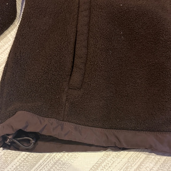 The North Face Women's Dark Brown Fleece Zipper Jacket Size S - Picture 4 of 9